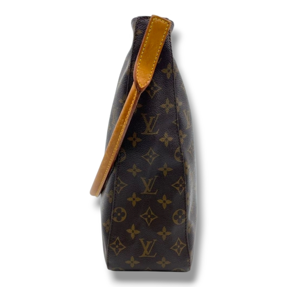 Y2K USA Made Vintage Louis Vuitton GM Looping Monogram Canvas Shoulder Handbag - Picture 6 of 17